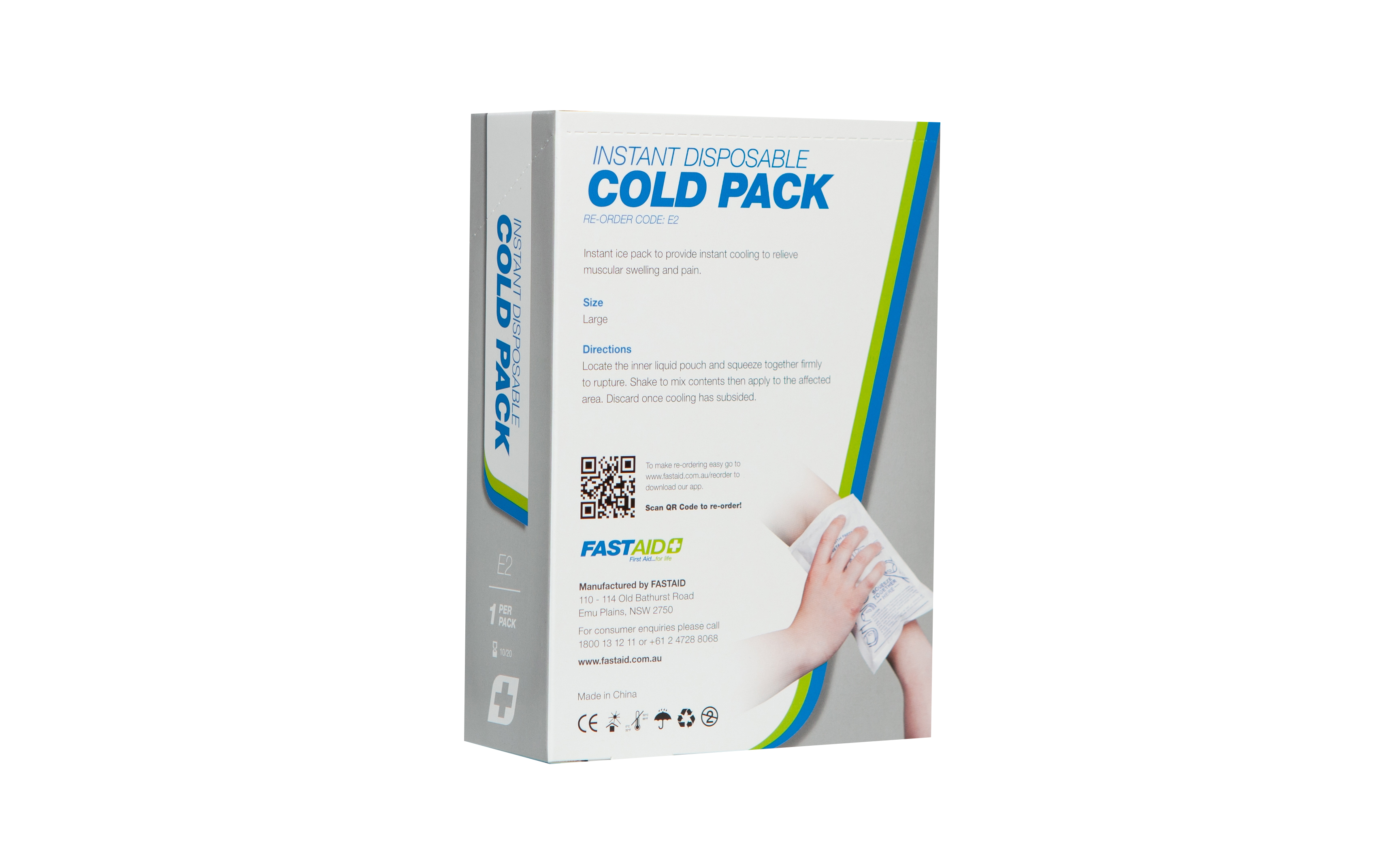 INSTANT COLD PACK, LARGE, 1PK - HEST PARAMEDICAL